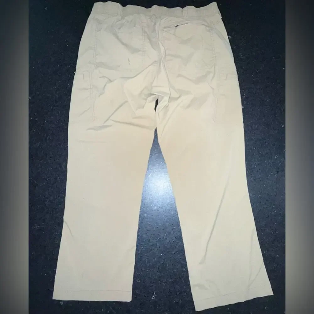 UEC DULUTH TRADING COMPANY KAKHI TAN NYLON MICROFIBER LIGHTWEIGHT PANTS SZ 40x30
